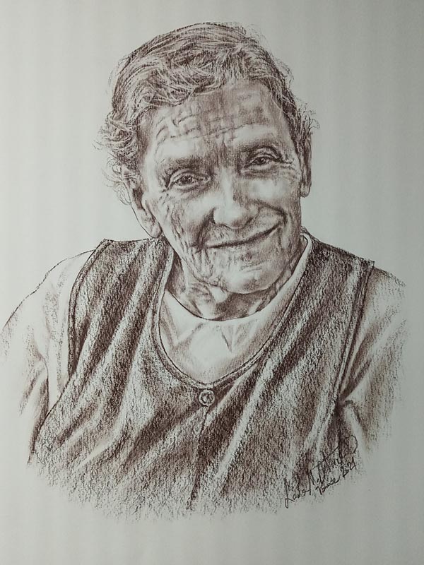 portrét babičky